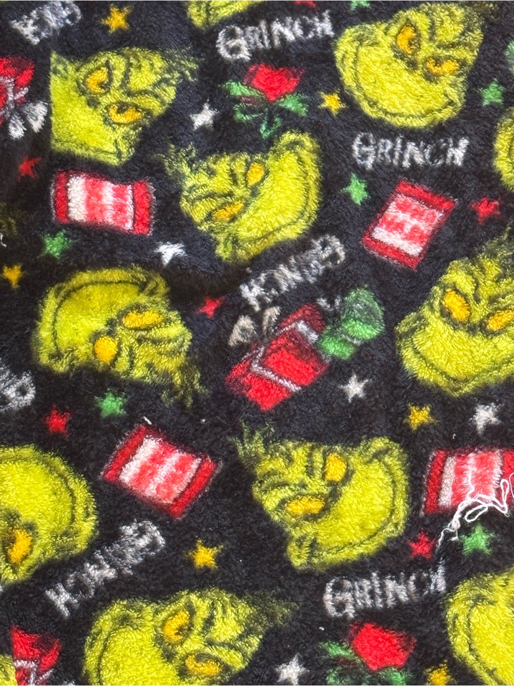 The Grinch Dr Seuss Fleece Pajama bottoms - Black/Green